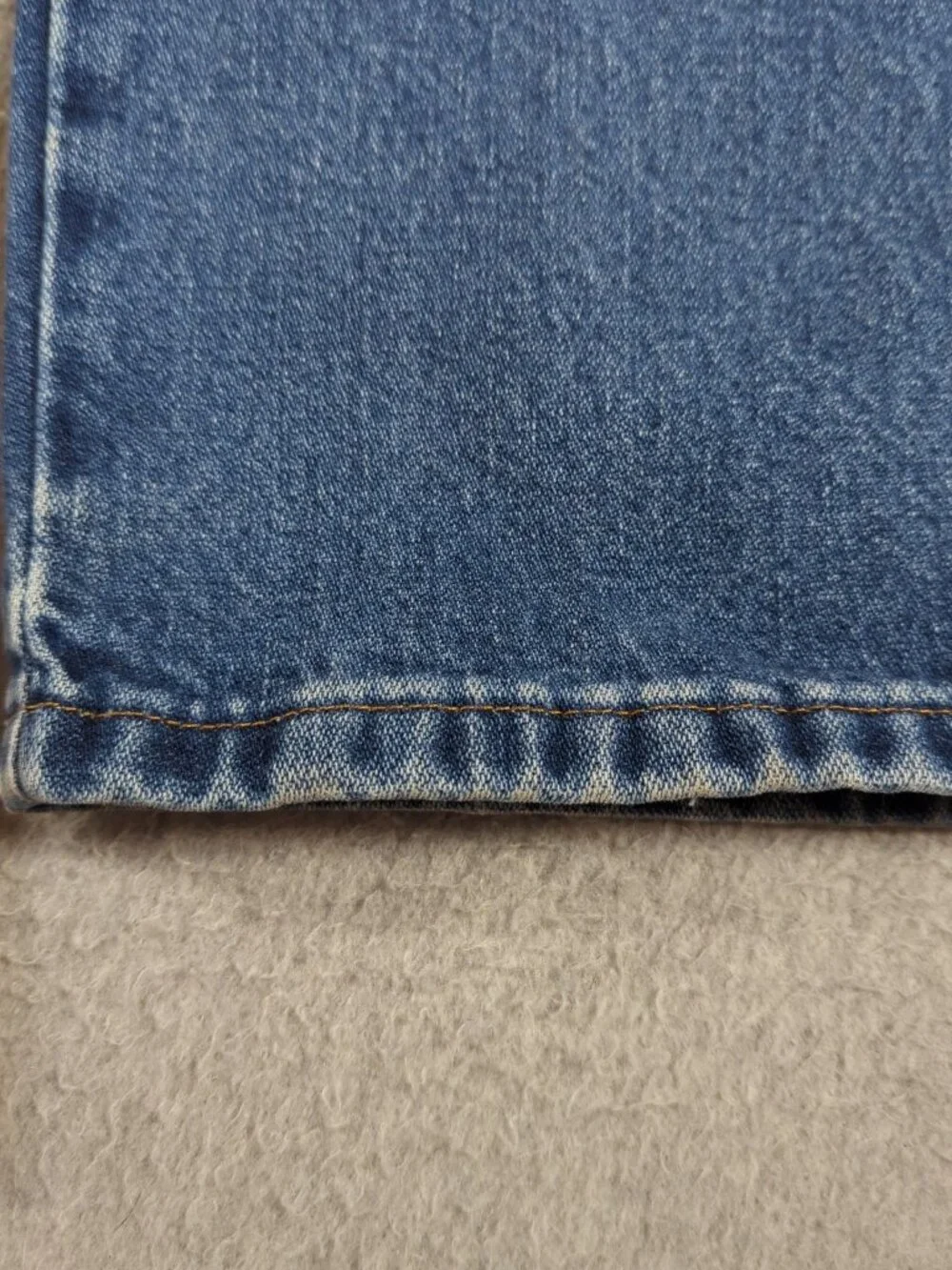 Wrangler Jeans Men's 35x34 (Actual 34x34) Blue Cowboy Cut Straight 1013MWZGK